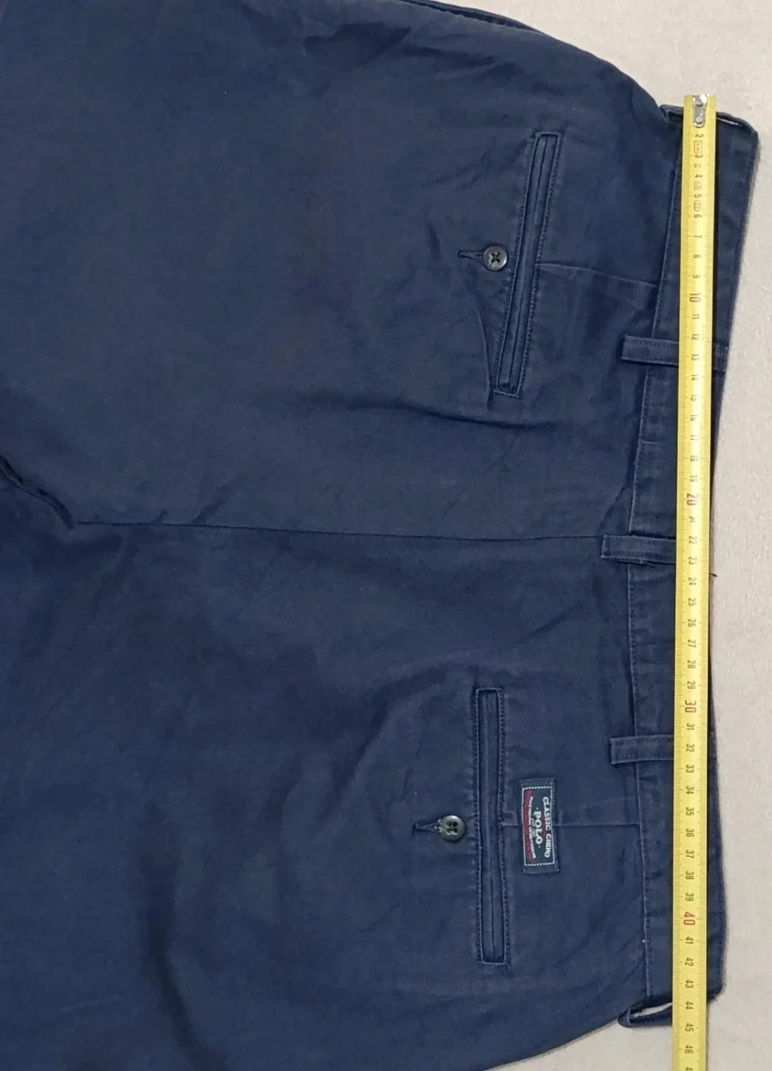Navy blue Polo Ralph Lauren Vintage chino shorts Size 38 – photo 12